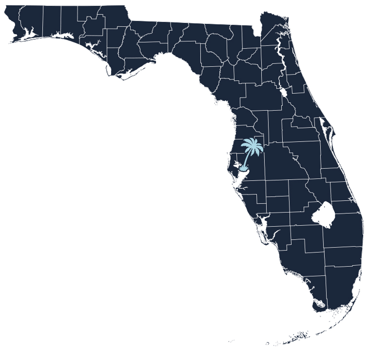 ECC Areas Tampa Map